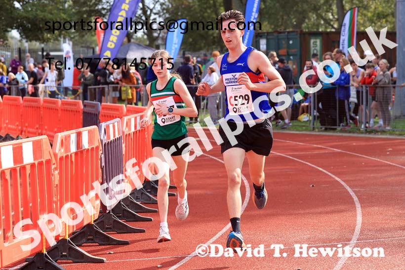 Boys Under-15s, 2024 Northern Mens 6 and Womens 4 and Youngsters Relays, Stanley Park, Blackpool.  Photo: David T. Hewitson/Sports for All Pics